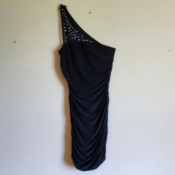 DEB Little Black Dress Sexy Tight Form Fitting Women's/Juniors Small - Picture 1 of 5